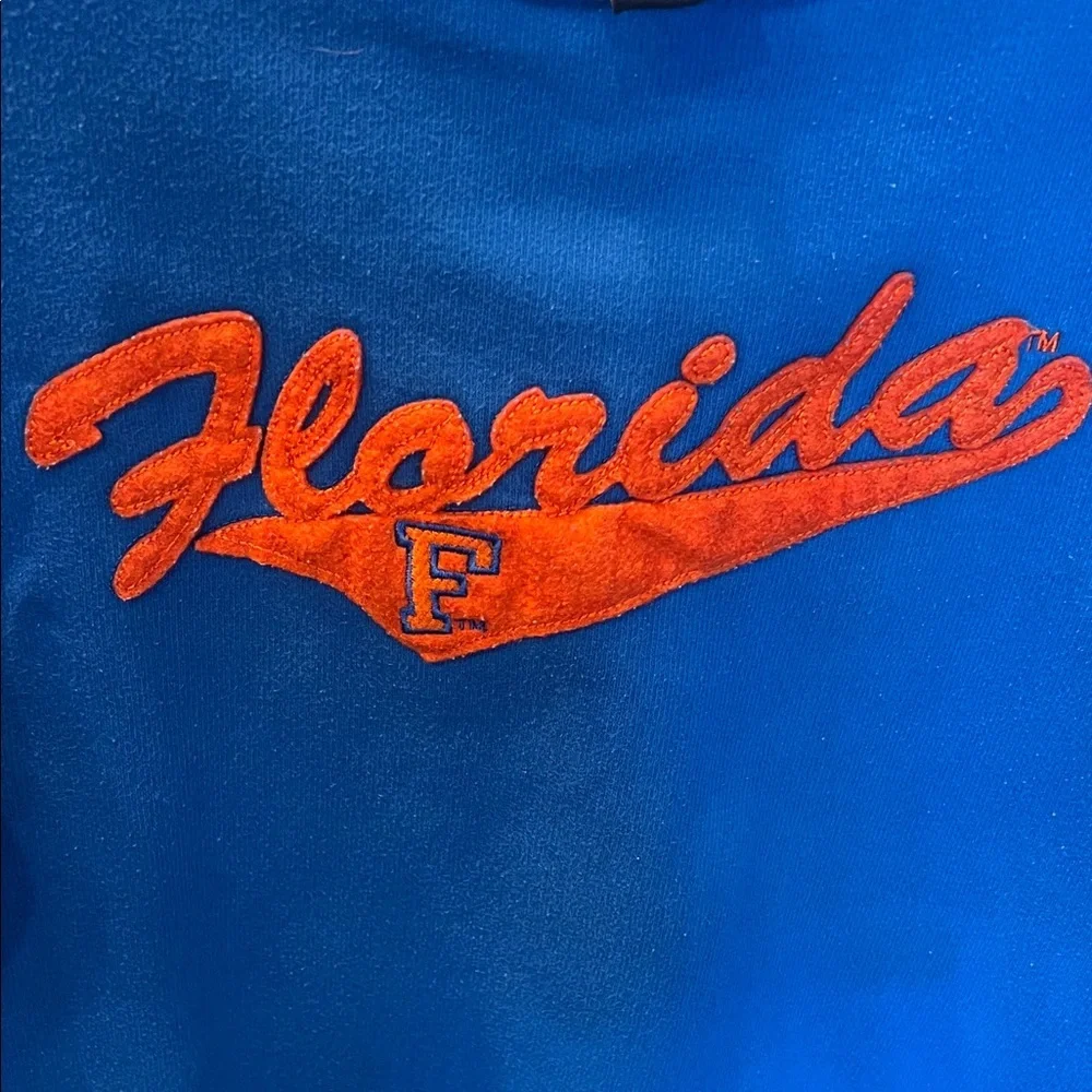 J. America Blue Preppy Vintage Sweatshirt FLORIDA Med - Picture 3 of 7